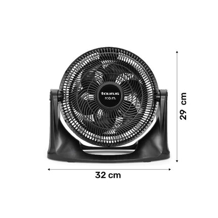 Ventilador Taurus Turbine 14'' Negro
