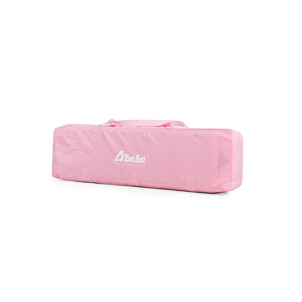Corral Cuna D Bebe Colecho Love Care Gris Rosa