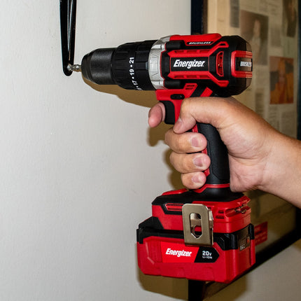 Rotomartillo Energizer EZLCD12HBL-C B4 Sin Carbones 1/2 20v 1800rpm Y Accesorios Rojo 50Hz/60Hz