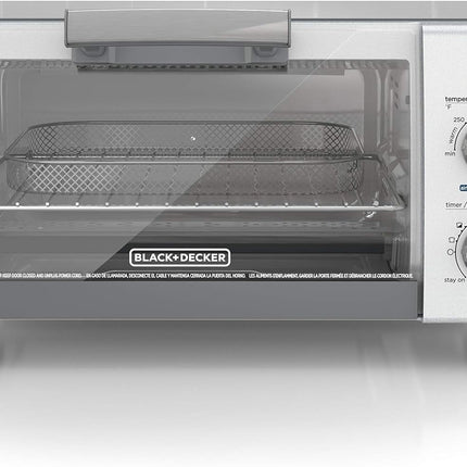 Tostador BLACK+DECKER TO1785SG de 4 rebanadas gris
