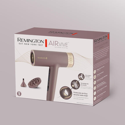 Secadora Remington EC8930 AIRvive Digital con Tecnología Iónica