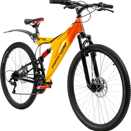 Bicicleta De Montaña Mercurio Ds Ztx R26'' 21v Amarillo-naranja
