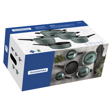 Batería de cocina Tramontina  28399230 5 Piezas en Aluminio