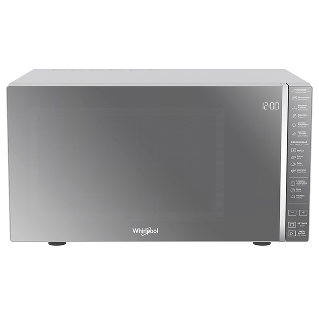 HORNO DE MICROONDAS WHIRLPOOL WM1811D 1.1 PIES SILVER ACABADO ESPEJO