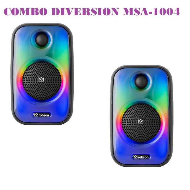 Combo Diversión Robson MSA-1004 4” recargable