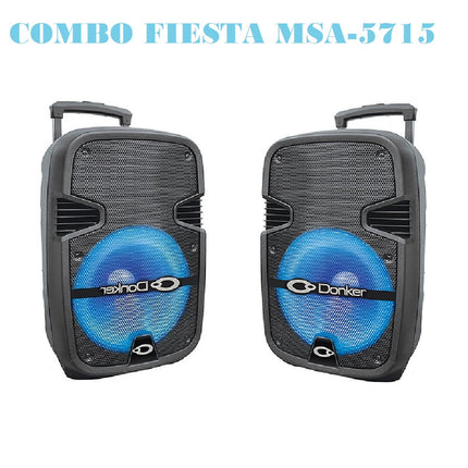 Combo Fiesta Donker MSA-5715 Bluetooth 25000 W
