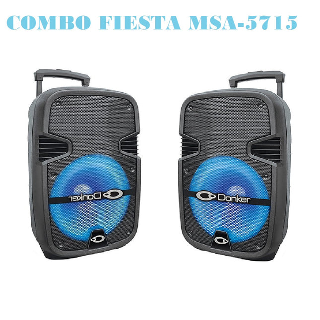Combo Fiesta Donker MSA-5715 Bluetooth 25000 W