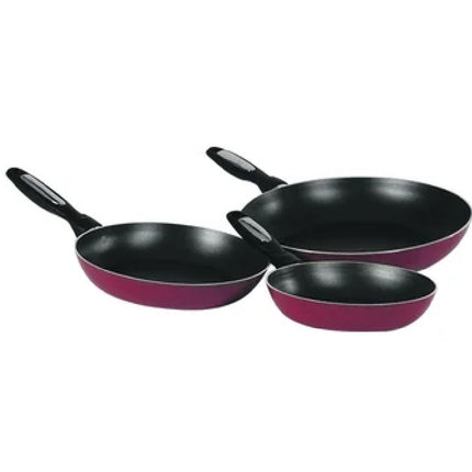 Juego de 3 Sartenes Vasconia 4015560 Frypan rojos