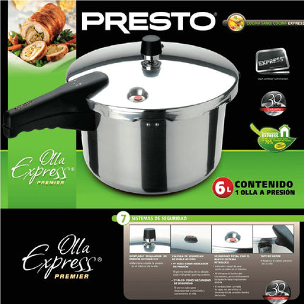 Olla de presión Presto 6 litros