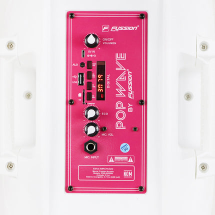 Bafle Fussion PBS-9936 WH con Reproductor Digital 8'' 20w