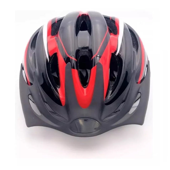 Casco de Bicicleta Unisex T-54/58 + Bomba Windsor Rojo