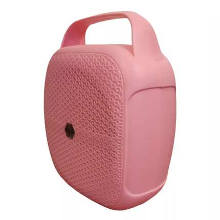 Bafle Wiyu Amplificado 8" Portatil Conexión Bluetooth Color Rosa BY80007PK