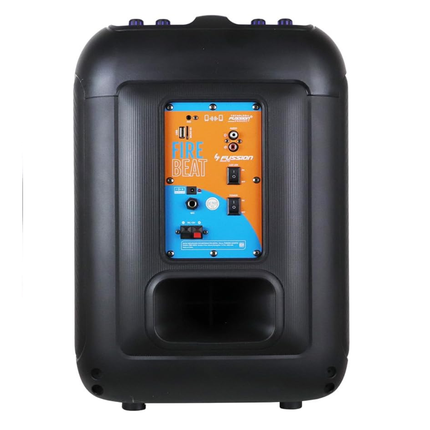BAFLE AMPLIFICADO FIRE BEAT 12" 30 000W P.M.P.O PBS-12019