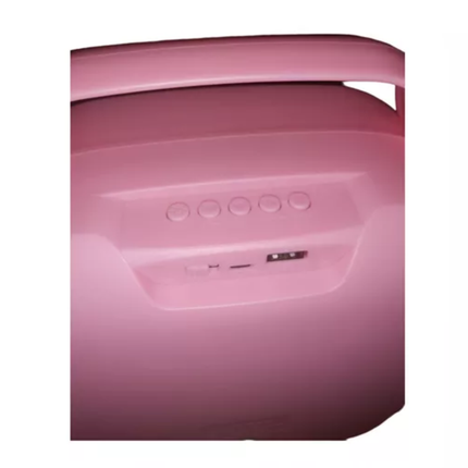 Bafle Wiyu Amplificado 8" Portatil Conexión Bluetooth Color Rosa BY80007PK
