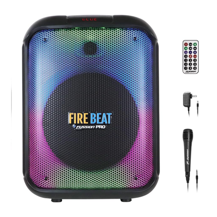 BAFLE AMPLIFICADO FIRE BEAT 12" 30 000W P.M.P.O PBS-12019