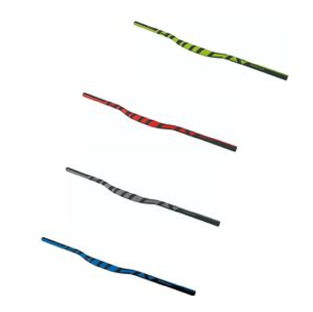 Manubrio Para Bicicleta Down Hill Enduro Hunter 800mm 31.8 - NEGRO VERDE