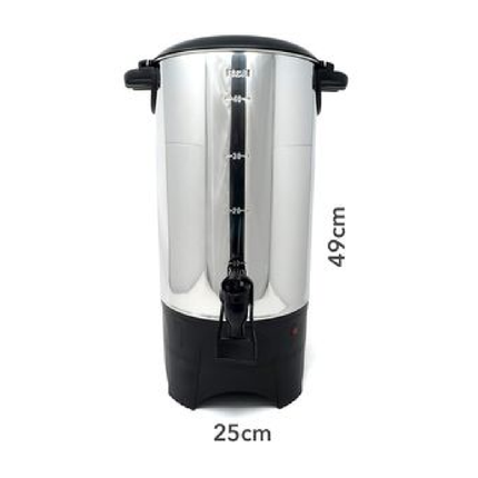 Cafetera RCA RC-6L 6 Litros de Acero Inoxidable de 40 Tazas