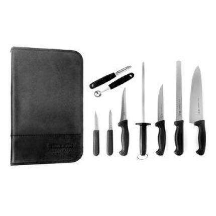 Estuche de Cuchillos Chef Estudiantes Tramontina 32200386 10pz Negro