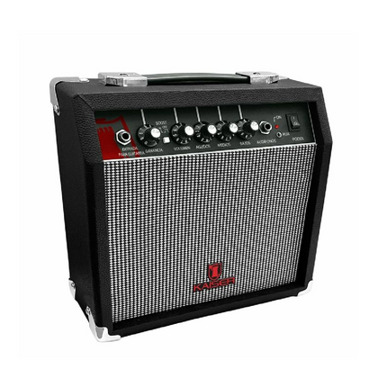 Pack Guitar Star Amplificador Mitzu KAG-2001 para guitarra 6.5 con BOOTS 25W RMS + Guitarra Electrica KGE-3902 STRATOCASTER 39 de Madera