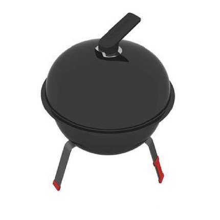Asador TCP-320L Tramontina 26500003 con tapa de acero esmaltado