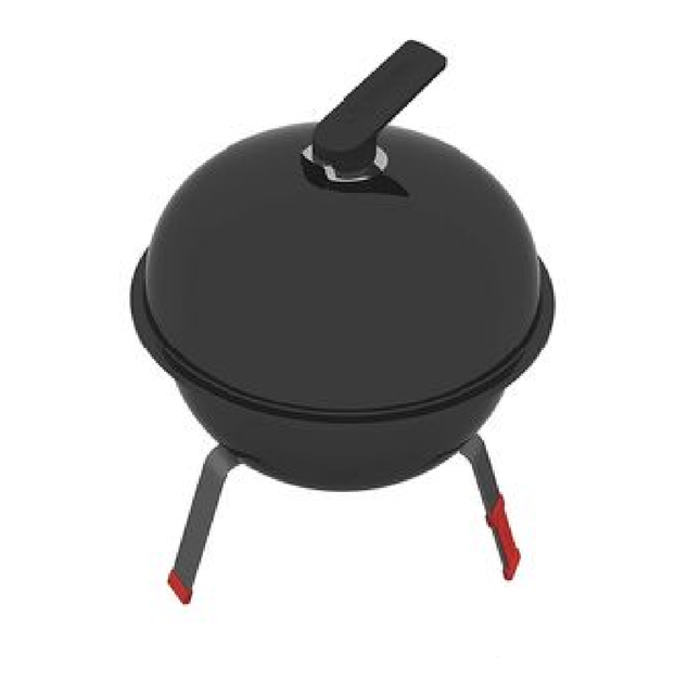 Asador TCP-320L Tramontina 26500003 con tapa de acero esmaltado