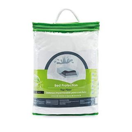 Cubre colchón Lester 25cm 100 Algodón Individual Impermeable