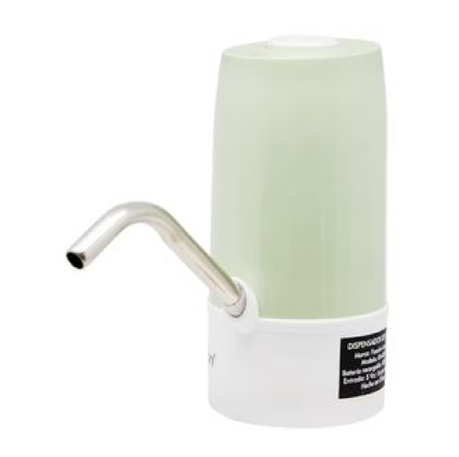 Dispensador De Agua Fussion DA-001 Blanco con Verde