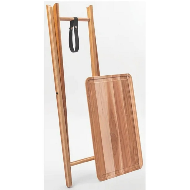 Mesa Tramontina 13313050 Apoyo de Asado madera de Teca