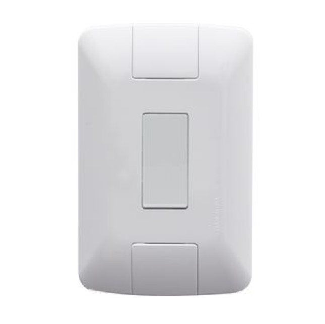 INTERRUPTOR CONMUTADOR ARIA TRAMONTINA 10 A 250 V 57241/009 BLANCO