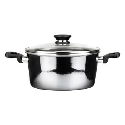 Olla Cacerola Magefesa Kasa Granite Noir Metalic 24cm Induccion