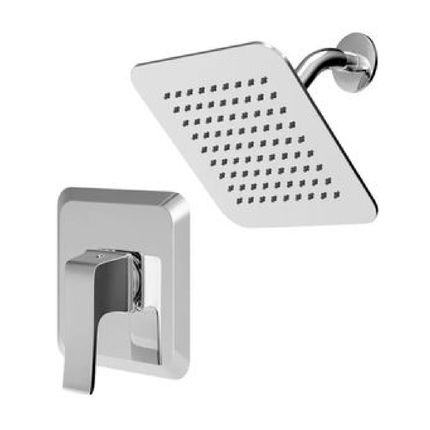 Regadera C/Monomando HOMEFITS 30100881 C/Moldura