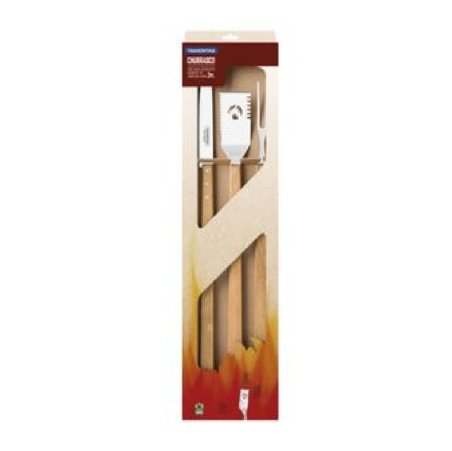 Juego para Asado Tramontina 26499/035 Acero Inox 3 Pzas