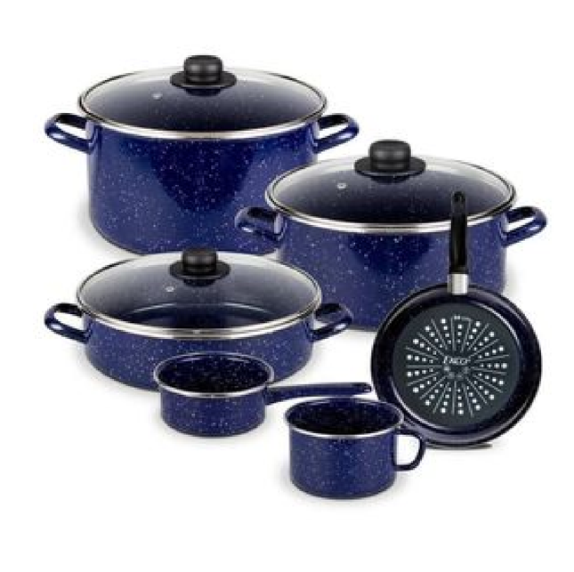 Batería Ekco 28824/92882 9 piezas Azul Marino