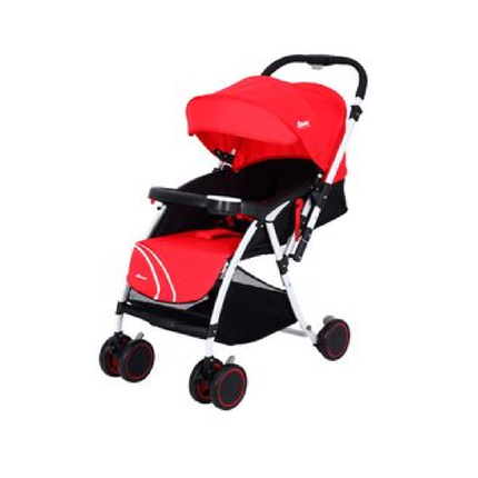 Carriola D´bebé Lu Baby  de manubrio reversible - ROJO