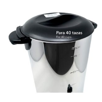 Cafetera RCA RC-6L 6 Litros de Acero Inoxidable de 40 Tazas