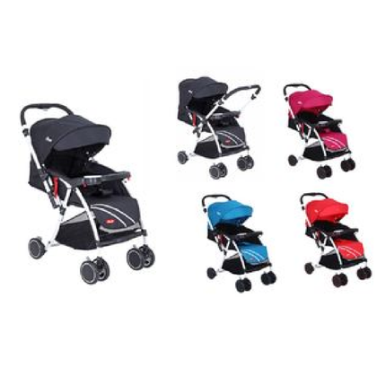 Carriola D´bebé Lu Baby  de manubrio reversible - ROSA