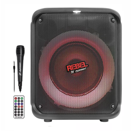 Bafle 8" Fussion 30 000W P.M.P.O "La bestia del sonido" PBS-8REBEL