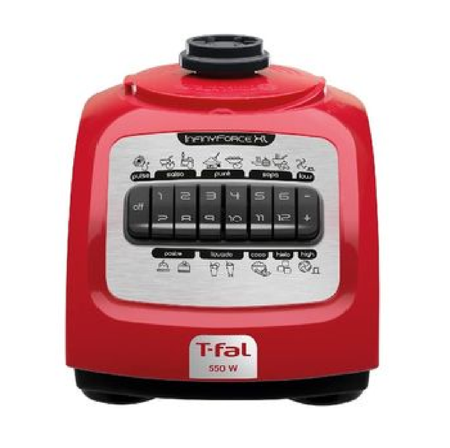 Licuadora T-Fal LN8225MX Infinyforce XL Vaso de Vidrio 2.2 L 550 W