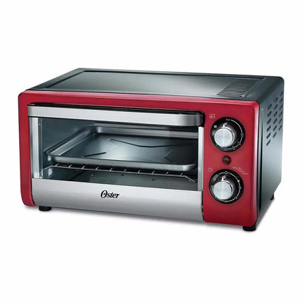 Horno tostador Oster TSSTTV10LTR 10 litros rojo