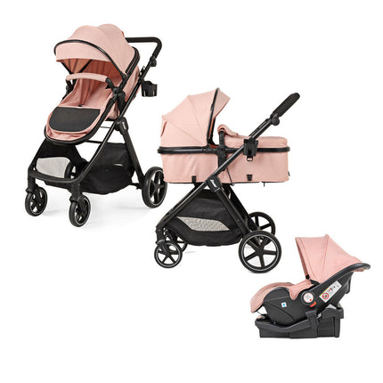 Carriola Travel System King Rosa