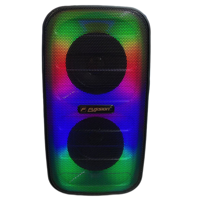 Bocina Fussion ISP-24005 BT Nexus 2X3'' Luz recargable USB FM MICRO SD