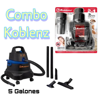 Combo Koblenz Aspiradora WD-5 MA 5G/Cepillo Aspirador Pelo De Mascotas