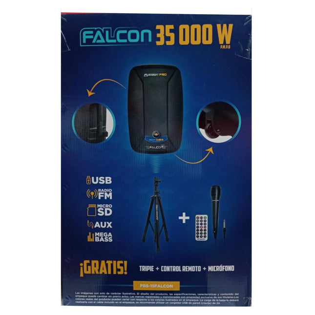 Bafle Fussion PBS-15FALCON 15 35000W Bluetooth