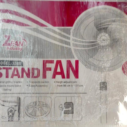 VENTILADOR Z FAN 3388 16" PEDESTAL INDUSTRIAL