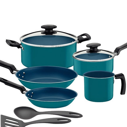 Bateria Tramontina 27899364 9 piezas Verde