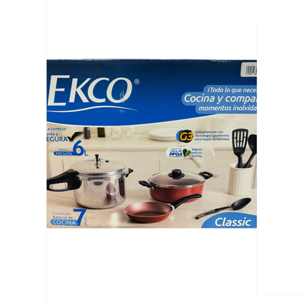 Kit Classic Express Exclusivo de aluminio y Olla Express de 6 litros