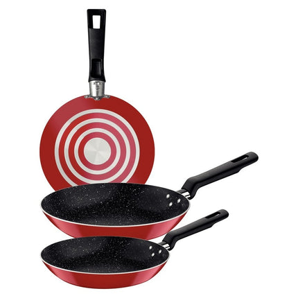 Set Juego de 3 sartenes Tramontina Roch 27899178 De Aluminio