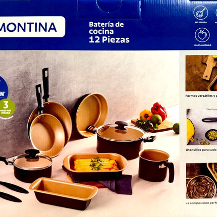 Bateria de Cocina Tramontina 27899484 de 12 piezas
