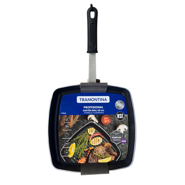 Sarten Tramontina 32207985 cuadrado grill Profesional 28 cm