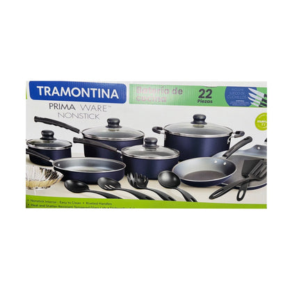 Bateria de cocina Tramontina 32300191 22pz primaware Azul